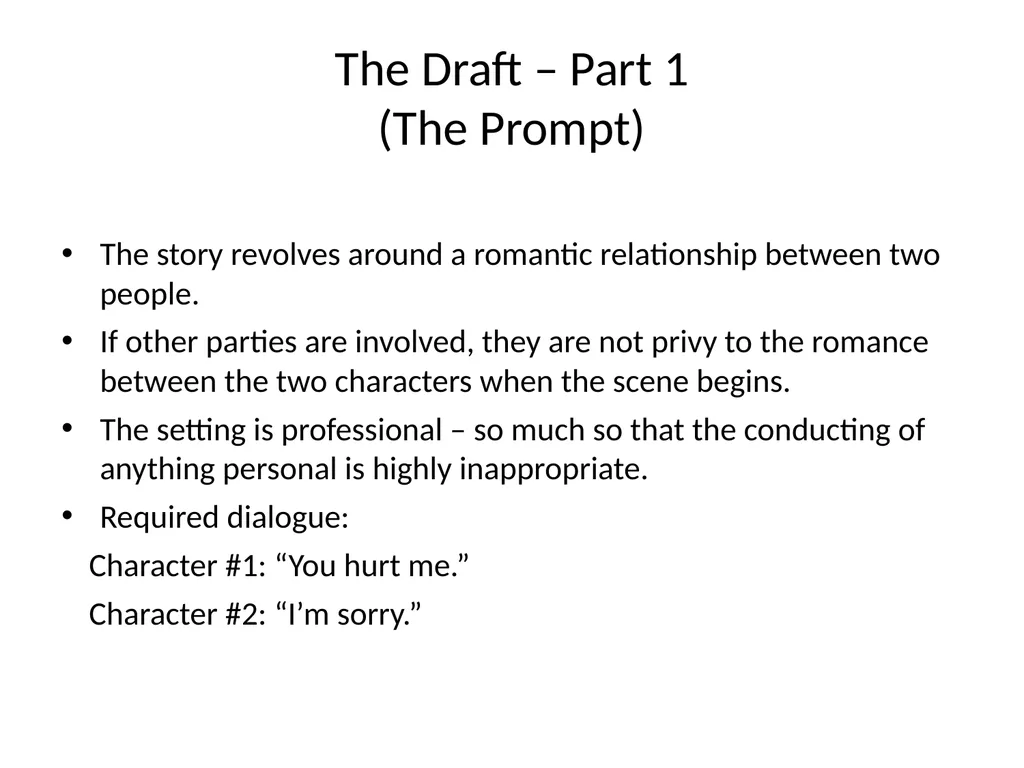 Exposition Small Group Project #1 The Big Picture… - slide 13 of 19