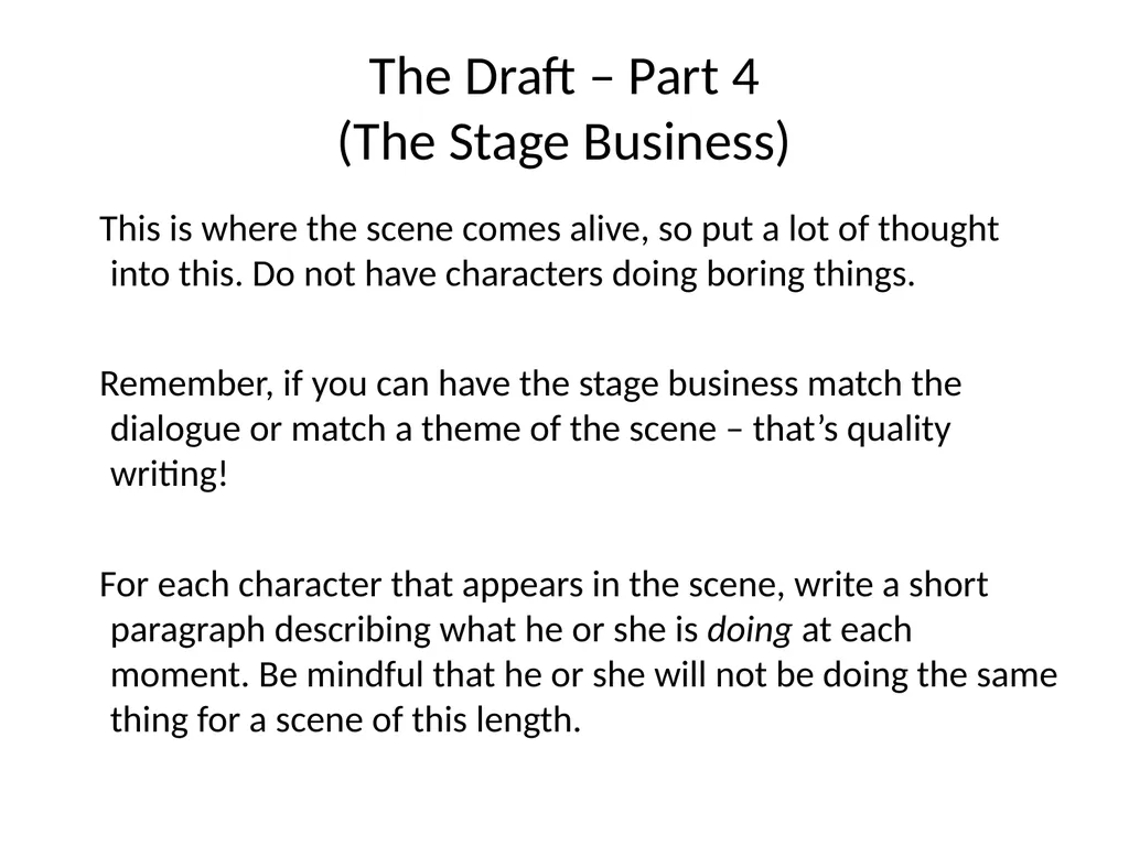 Exposition Small Group Project #1 The Big Picture… - slide 16 of 19