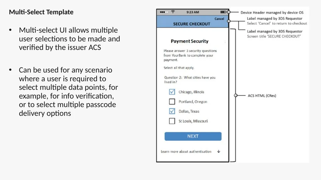 EMV® 3-D Secure - High Level Overview 3-D (Three - slide 15 of 17