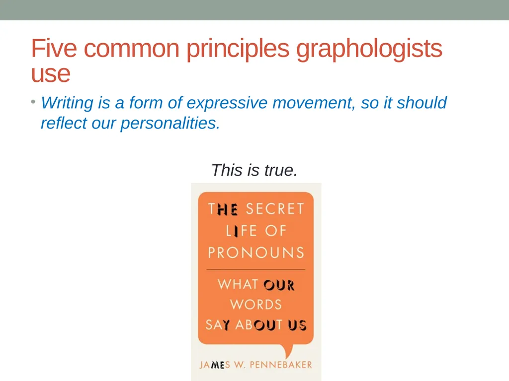 Handwriting analysis Handwriting analysis - slide 15 of 21