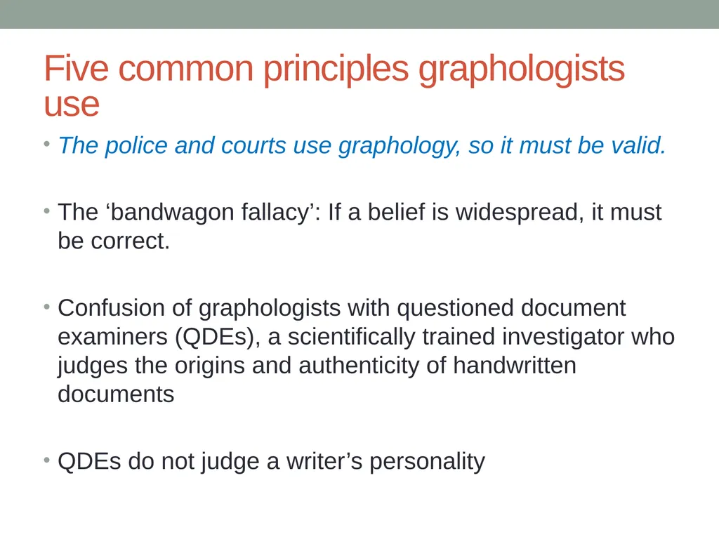 Handwriting analysis Handwriting analysis - slide 18 of 21