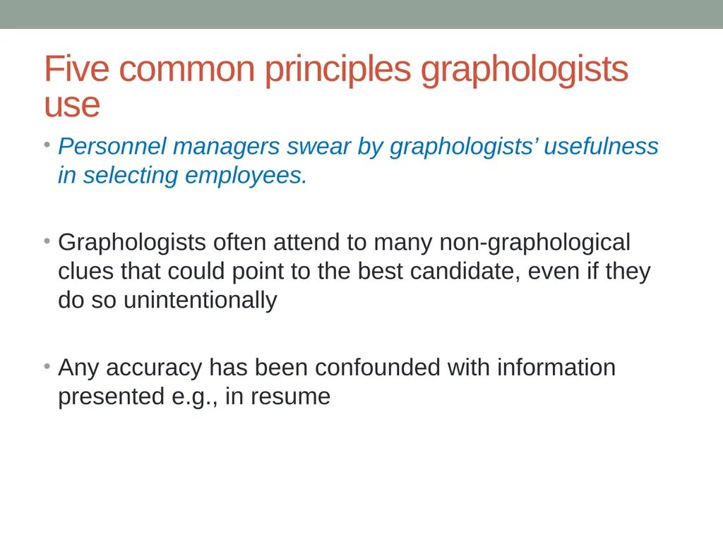 Handwriting analysis Handwriting analysis - slide 19 of 21