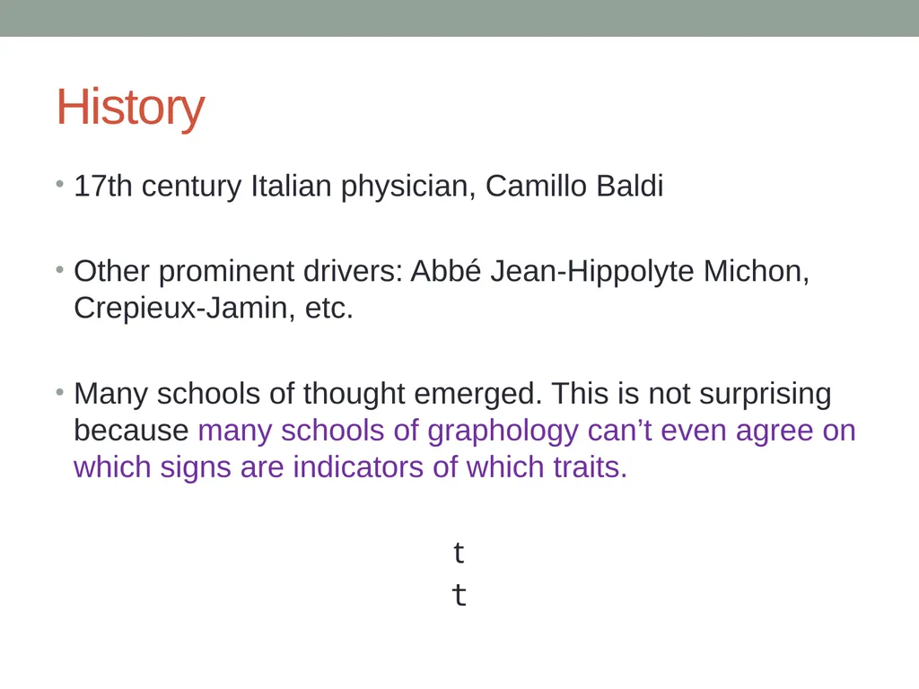 Handwriting analysis Handwriting analysis - slide 7 of 21