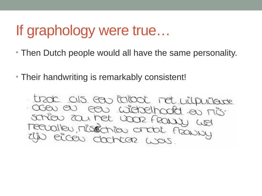 Handwriting analysis Handwriting analysis - slide 12 of 21