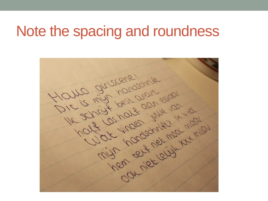 Handwriting analysis Handwriting analysis - slide 13 of 21