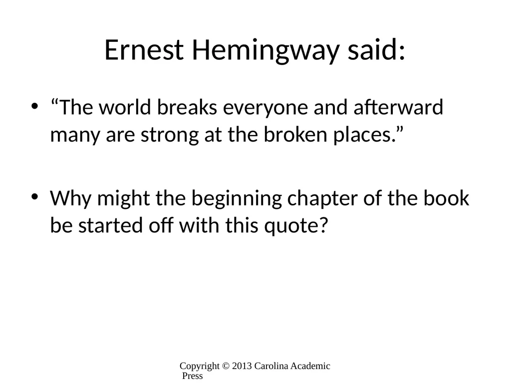 The Criminalization of Mental Illness Chapter One - slide 2 of 11