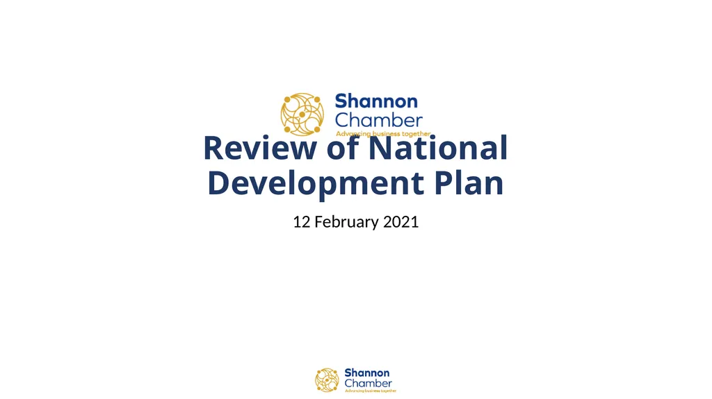 Review of National Development Plan 12 February - slide 1 of 12