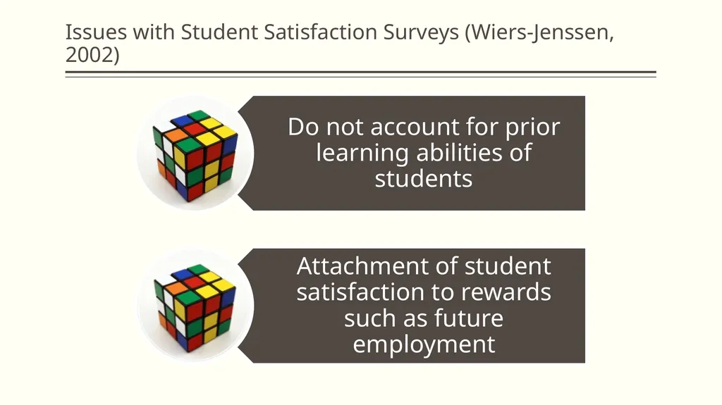 Towards the development of a Student Satisfaction - slide 10 of 26