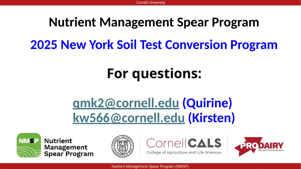 Nutrient Management Spear Program 2025 New York - slide 10 of 10