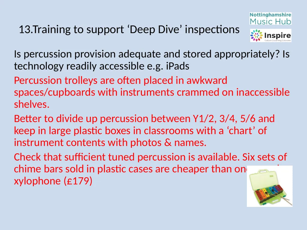 DEEP DIVE Training to provide information and - slide 19 of 37