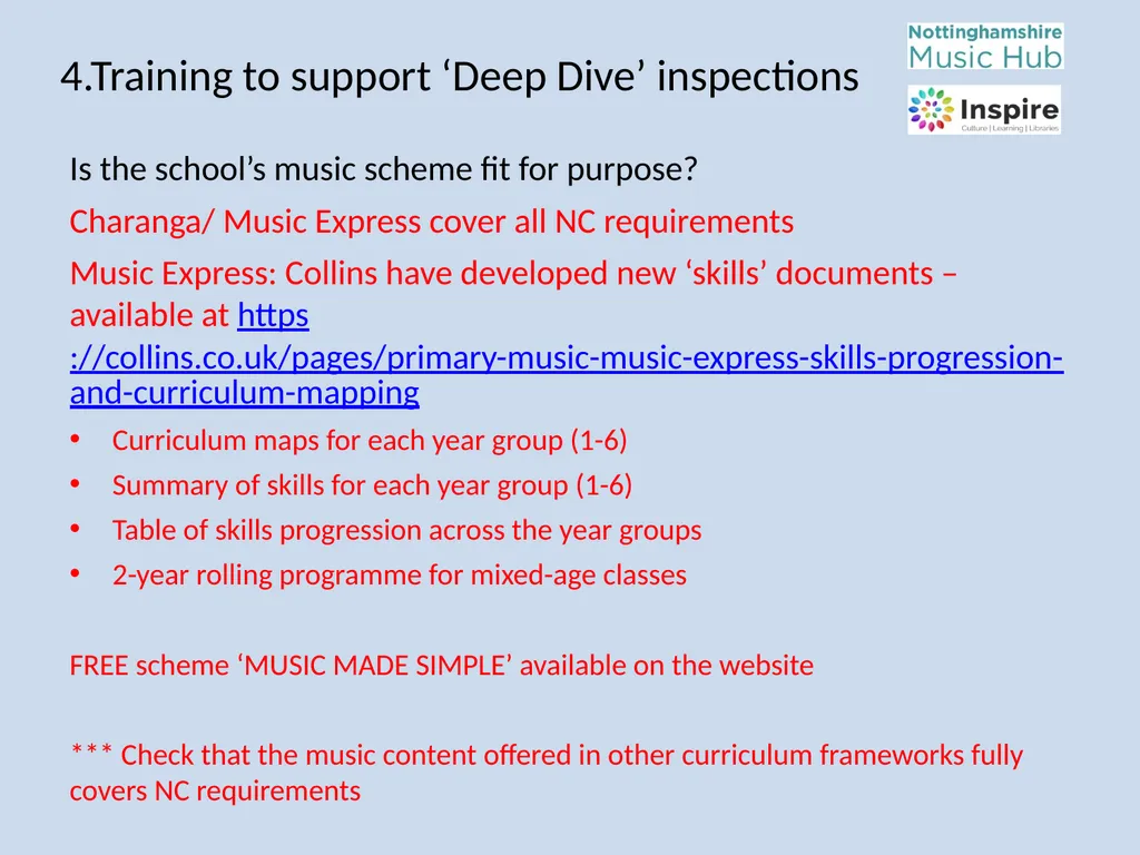 DEEP DIVE Training to provide information and - slide 10 of 37