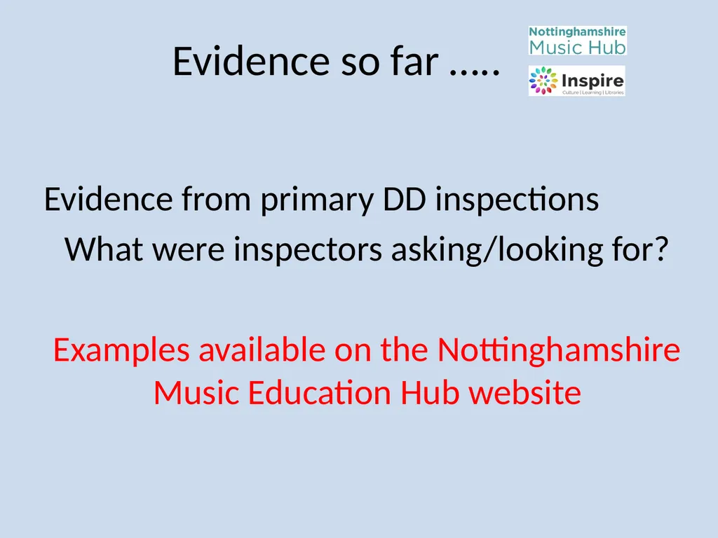 DEEP DIVE Training to provide information and - slide 6 of 37