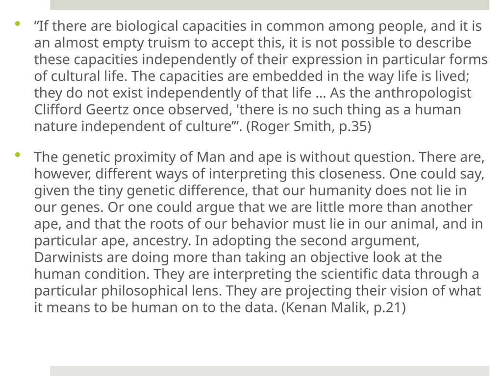 Being Human: Human Nature from the Renaissance to - slide 8 of 11