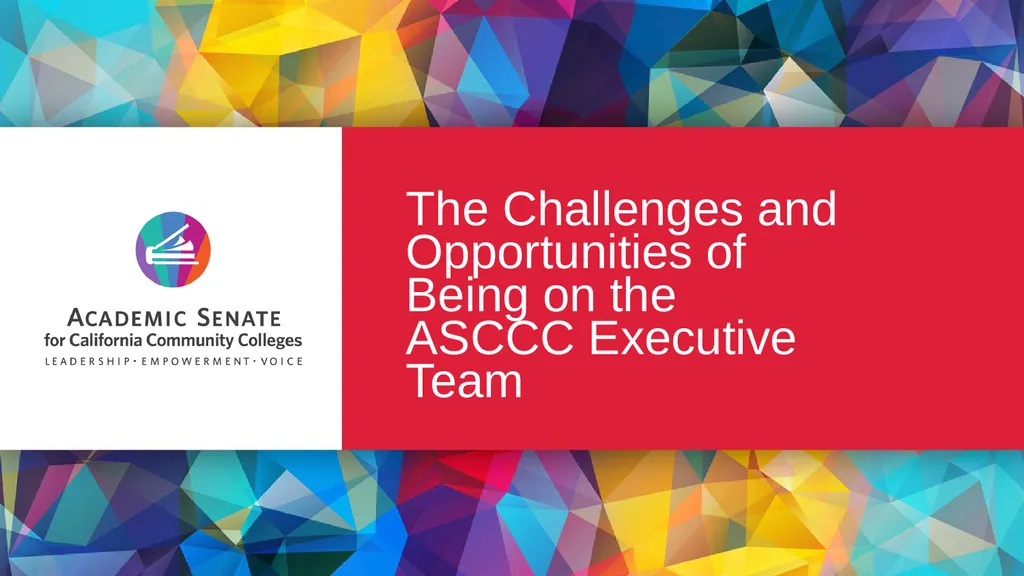 The Challenges and Opportunities of Being on the - slide 1 of 22