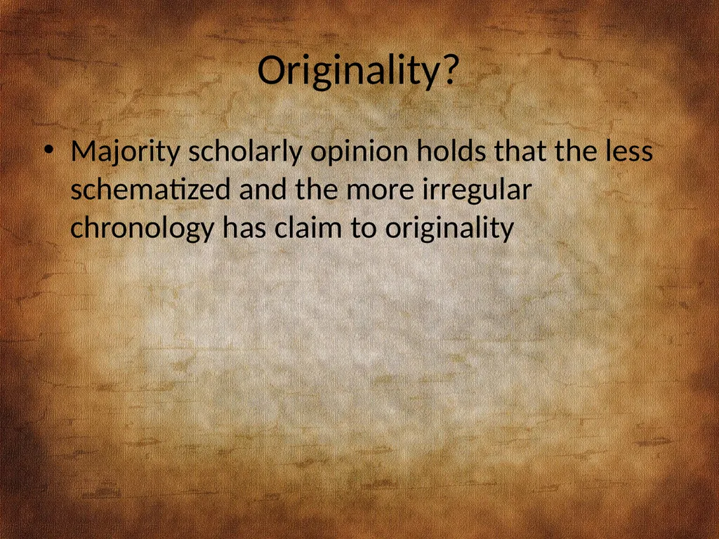 Genesis 5 and 11: Chronogenealogies in the - slide 14 of 17