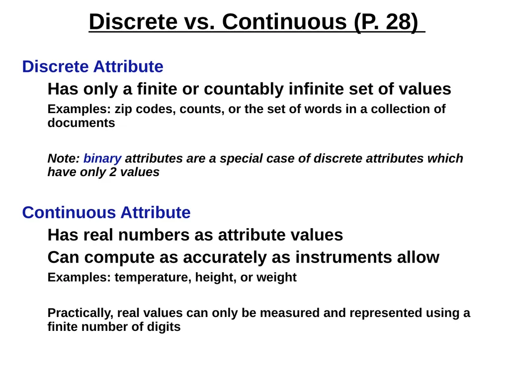 What is Data? An attribute is a property or - slide 7 of 32
