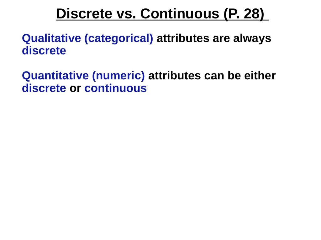 What is Data? An attribute is a property or - slide 8 of 32