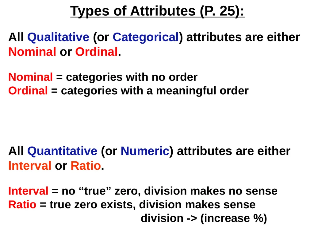 What is Data? An attribute is a property or - slide 4 of 32