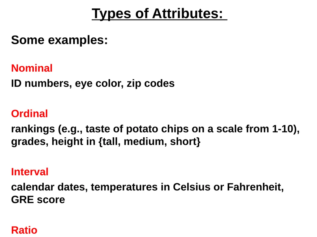 What is Data? An attribute is a property or - slide 5 of 32