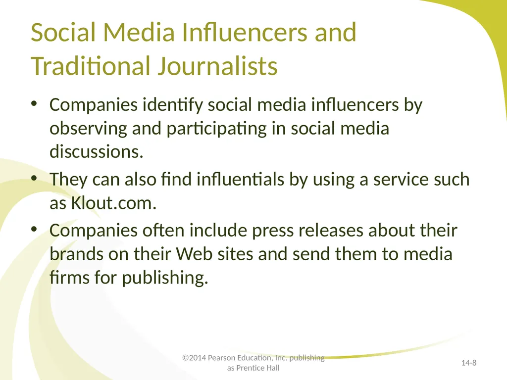 E-Marketing Communication: Earned Media - slide 8 of 21