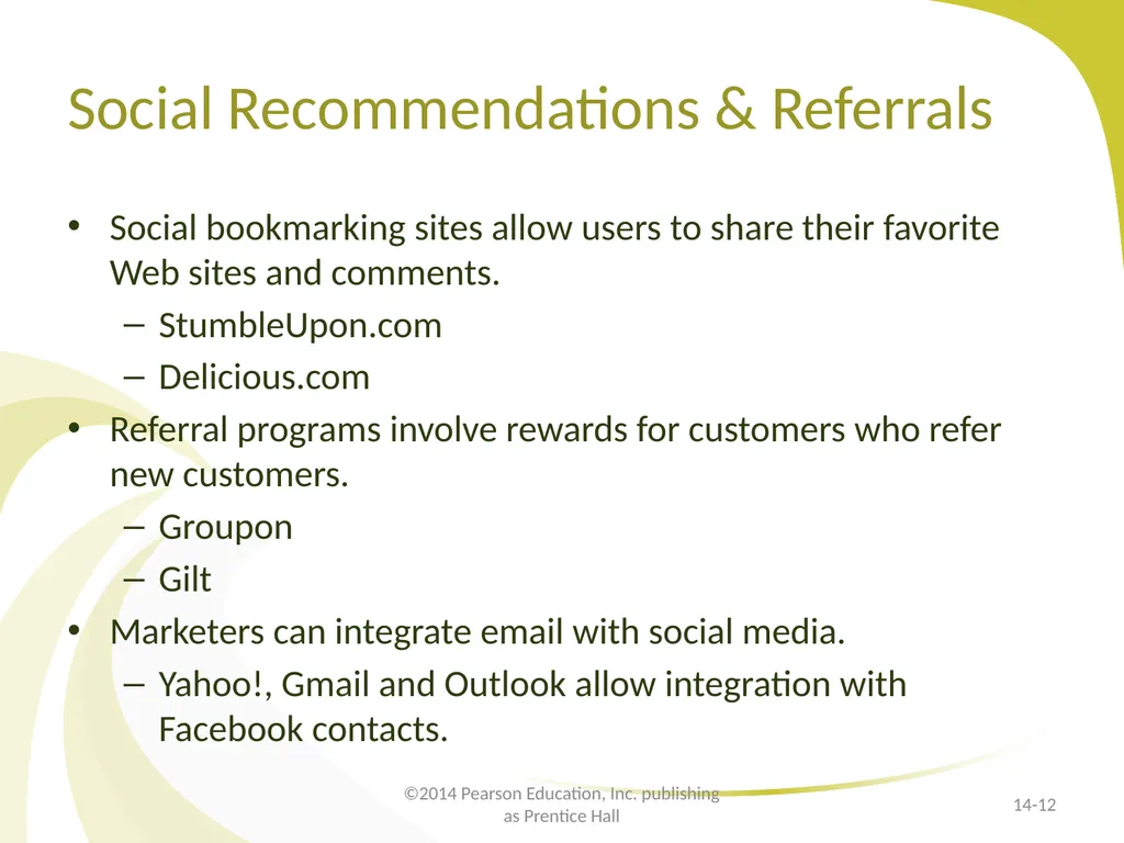 E-Marketing Communication: Earned Media - slide 12 of 21