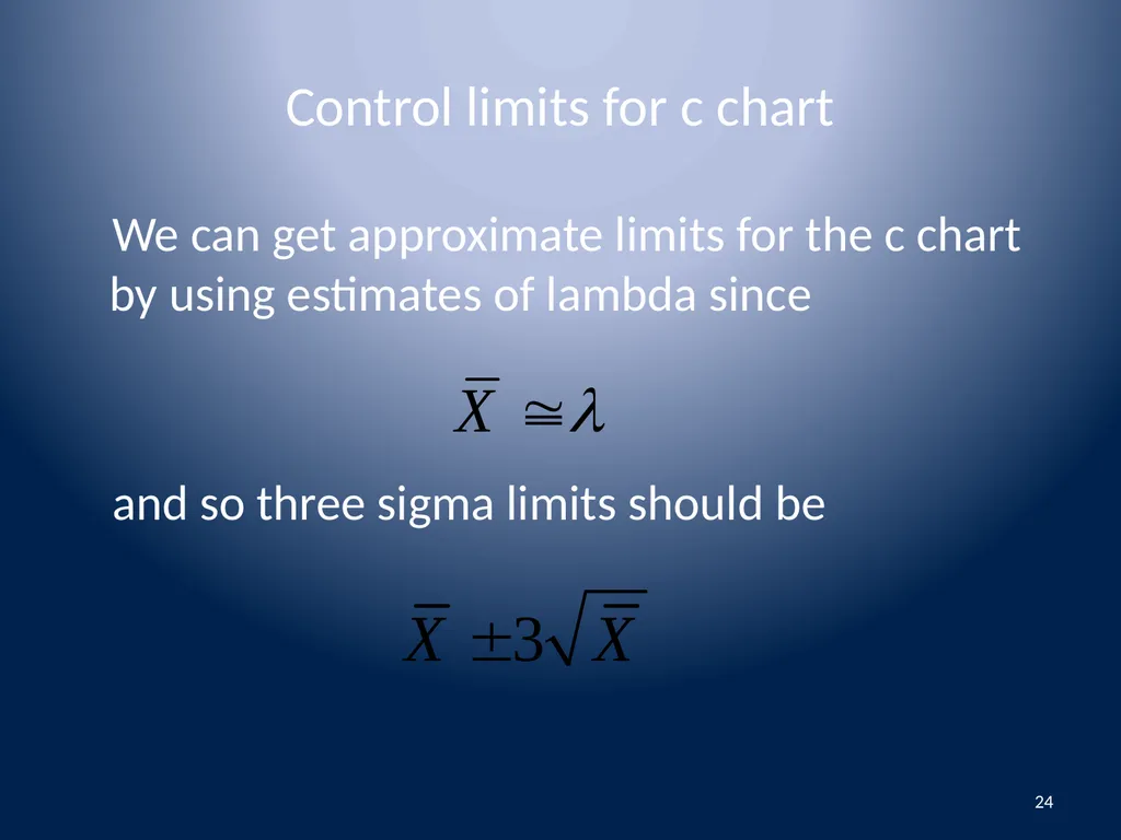 Attributes Data Binomial and Poisson Data 1 - slide 24 of 31