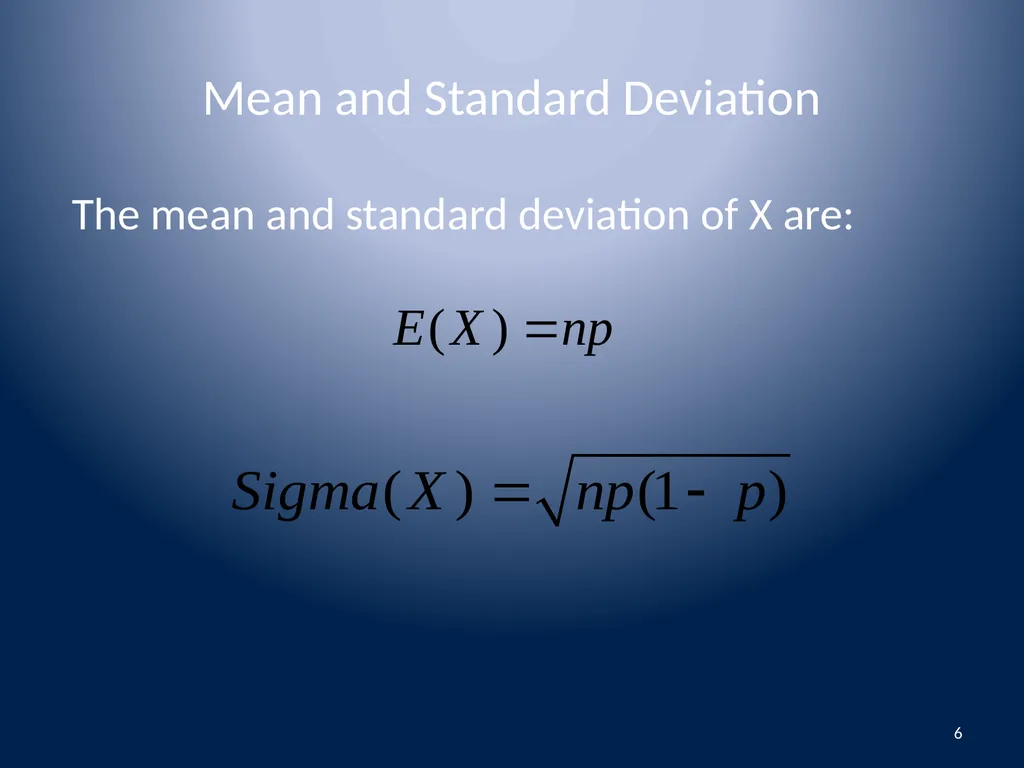 Attributes Data Binomial and Poisson Data 1 - slide 6 of 31