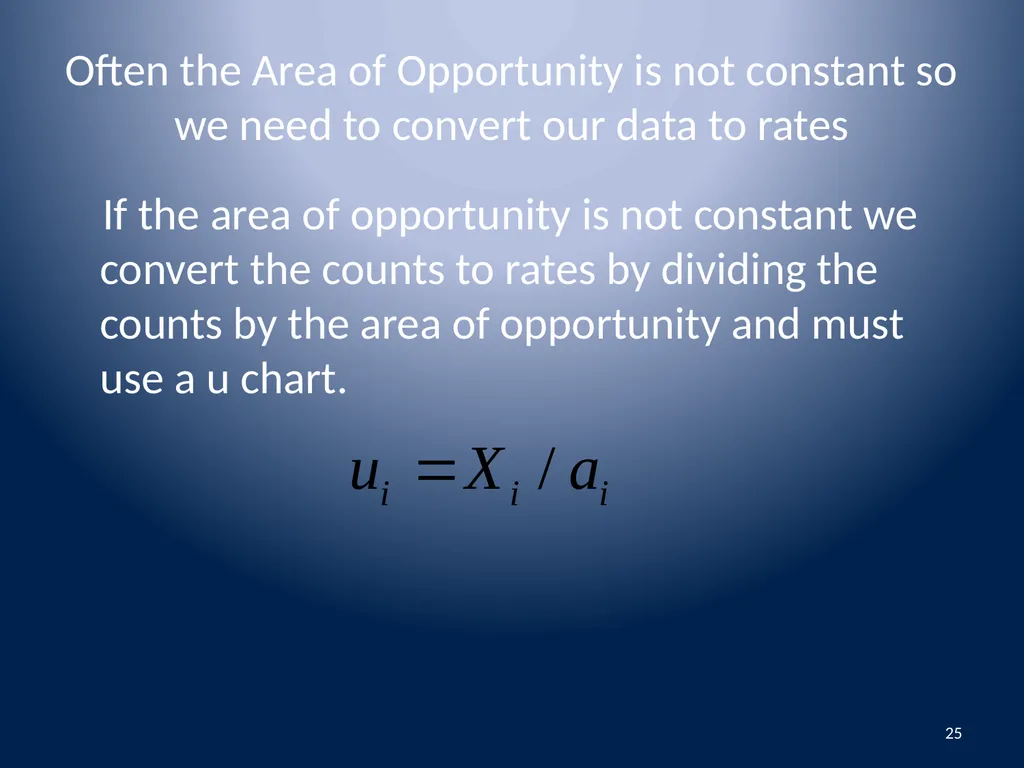 Attributes Data Binomial and Poisson Data 1 - slide 25 of 31
