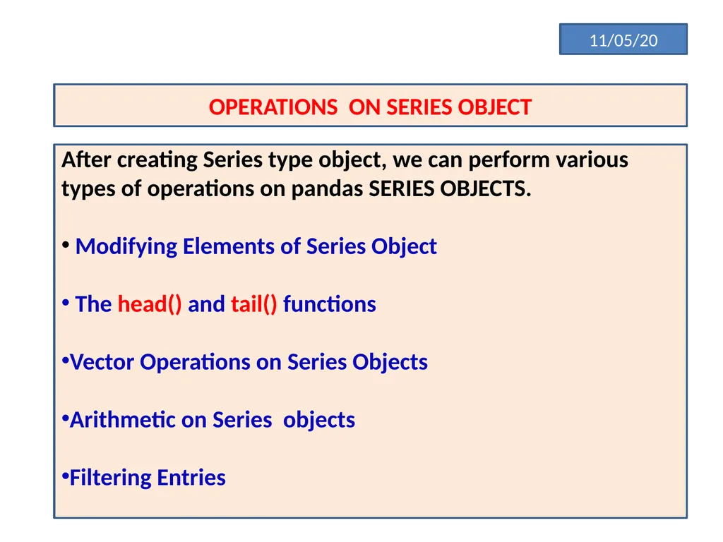 INTRODUCING PYTHON PANDAS PANDAS Pandas or Python - slide 36 of 54