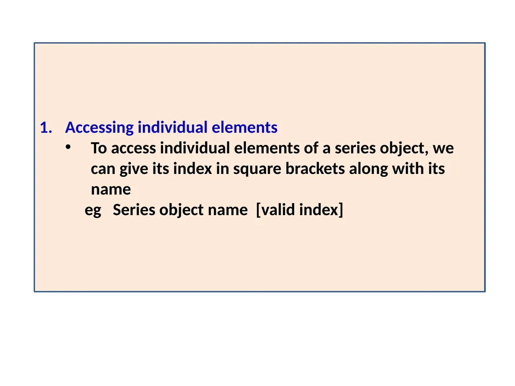 INTRODUCING PYTHON PANDAS PANDAS Pandas or Python - slide 24 of 54