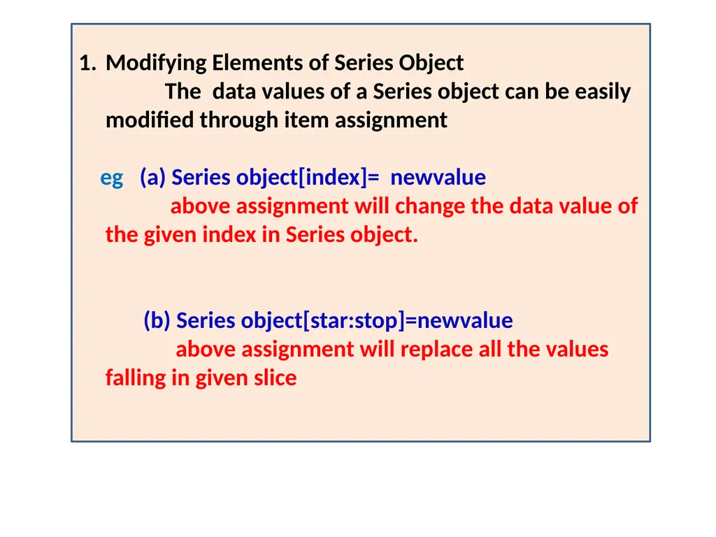 INTRODUCING PYTHON PANDAS PANDAS Pandas or Python - slide 29 of 54