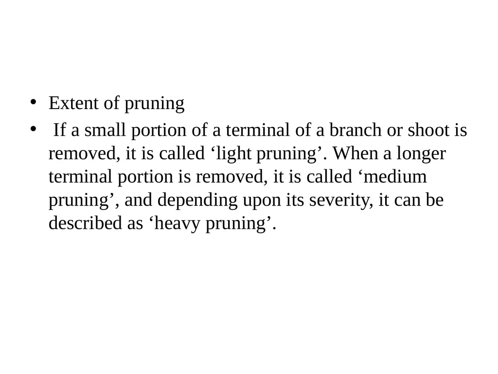 Important horticultural operations DAY 4 Training - slide 11 of 11