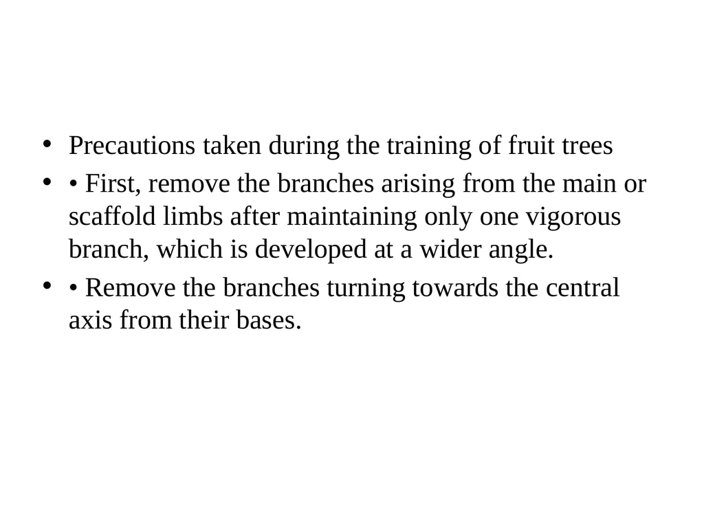 Important horticultural operations DAY 4 Training - slide 6 of 11