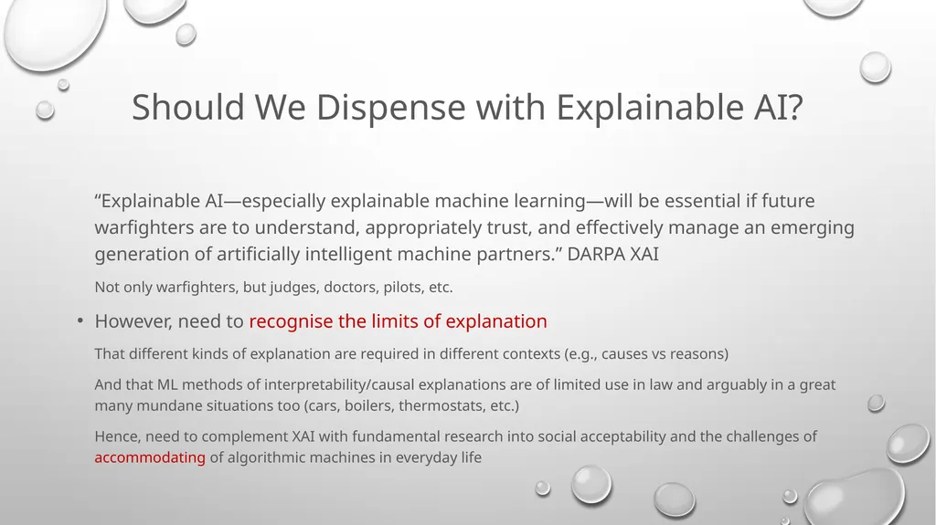 Right to an Explanation Considered Harmful Andy - slide 21 of 22