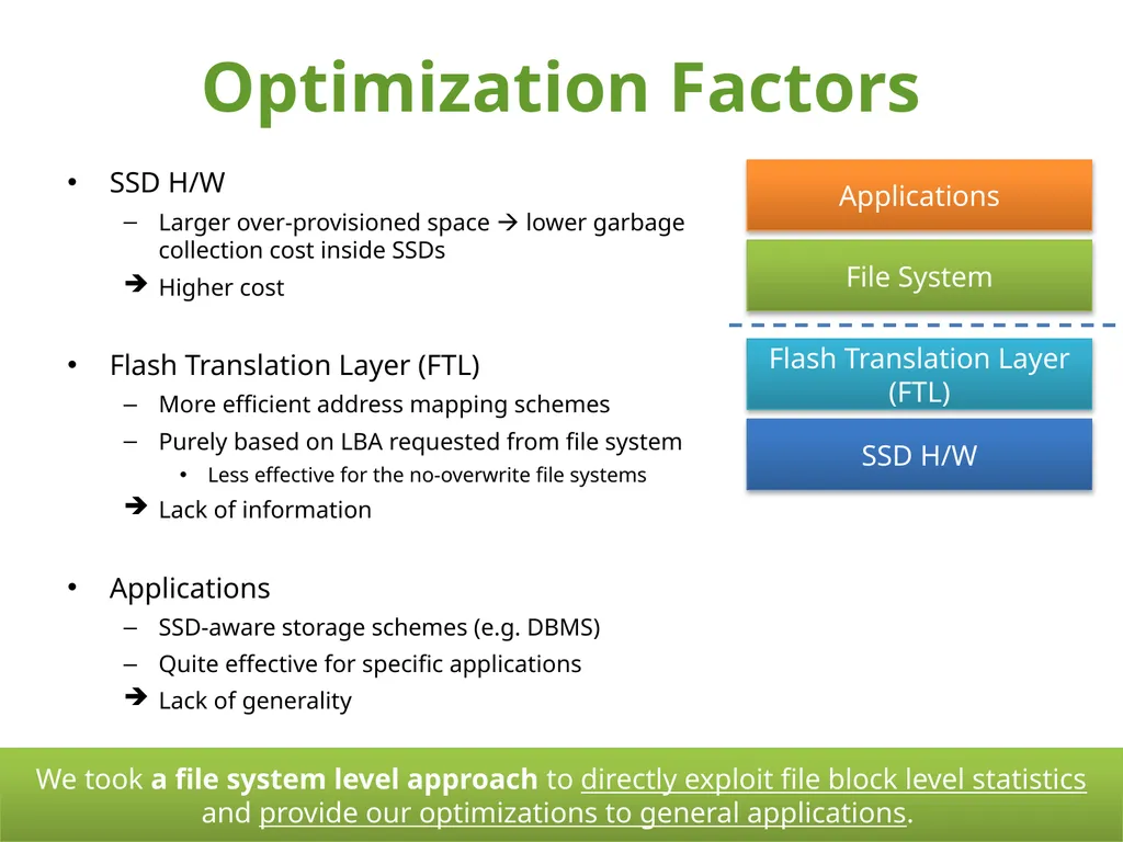 SFS: Random Write Considered Harmful in Solid - slide 6 of 34