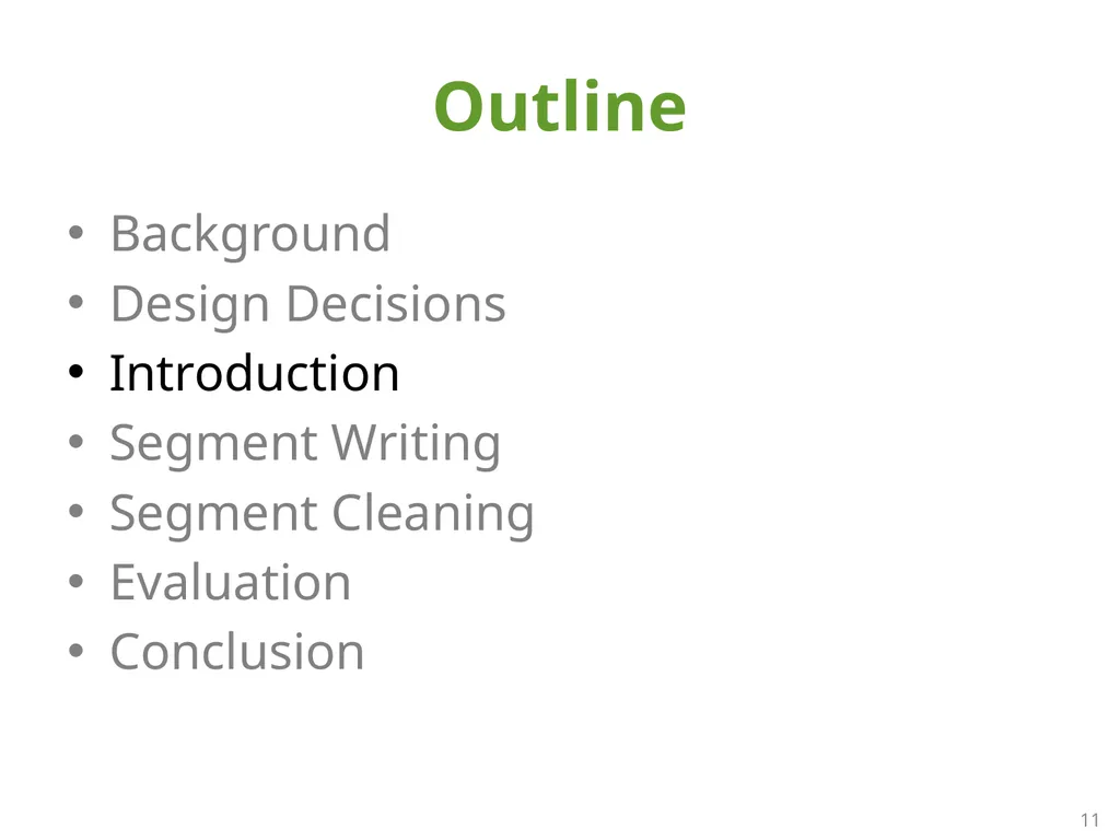 SFS: Random Write Considered Harmful in Solid - slide 11 of 34