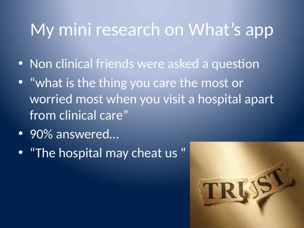Delight: Beyond patient satisfaction Dr. Badari - slide 13 of 18