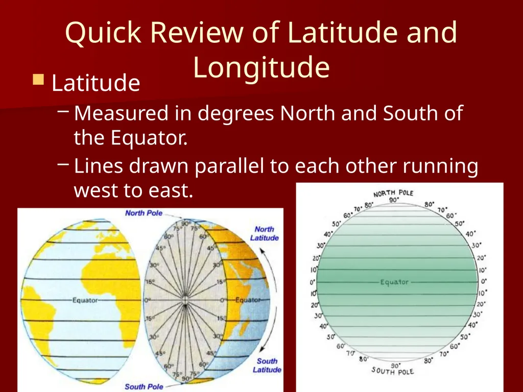Mapping What is a map? It is a representation of - slide 4 of 20