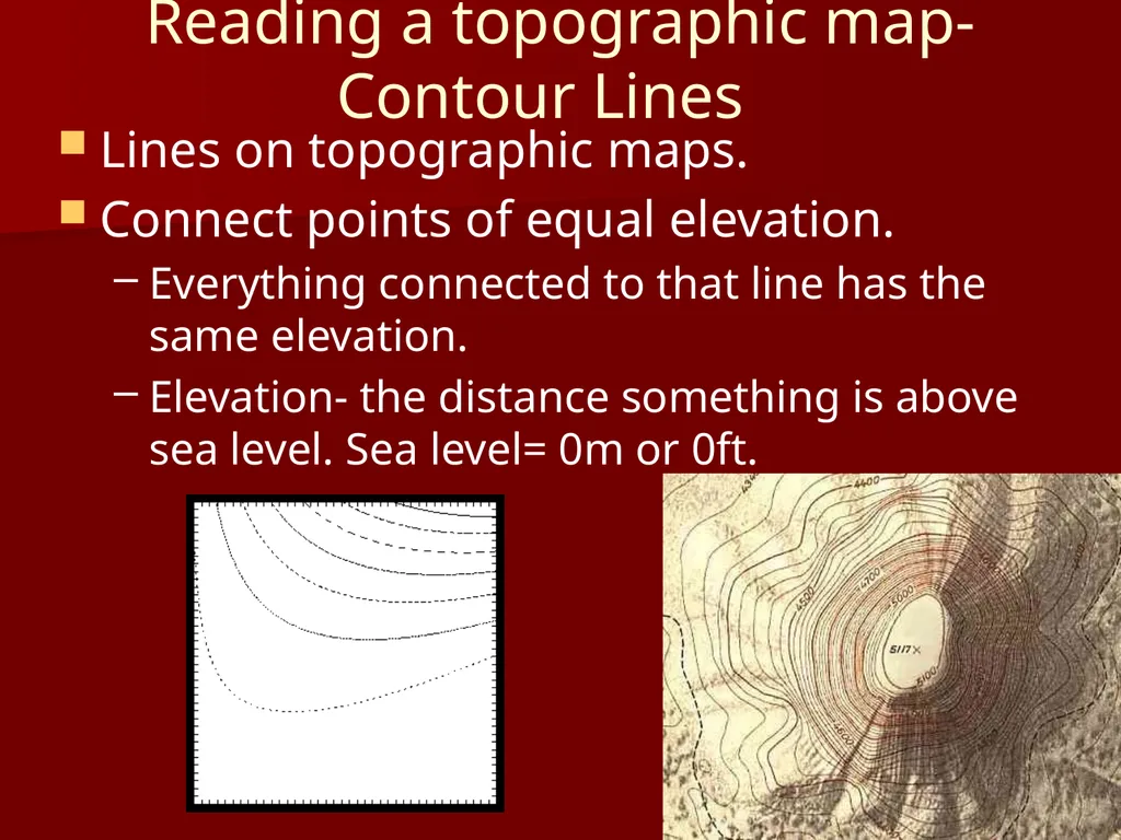 Mapping What is a map? It is a representation of - slide 7 of 20