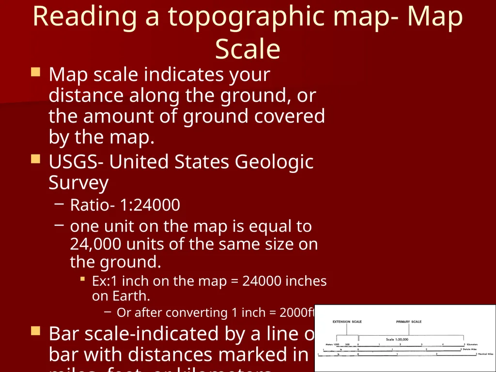 Mapping What is a map? It is a representation of - slide 16 of 20