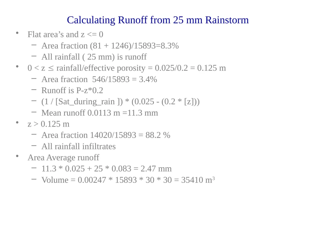 TOPMODEL and the role of topography and variable - slide 19 of 19
