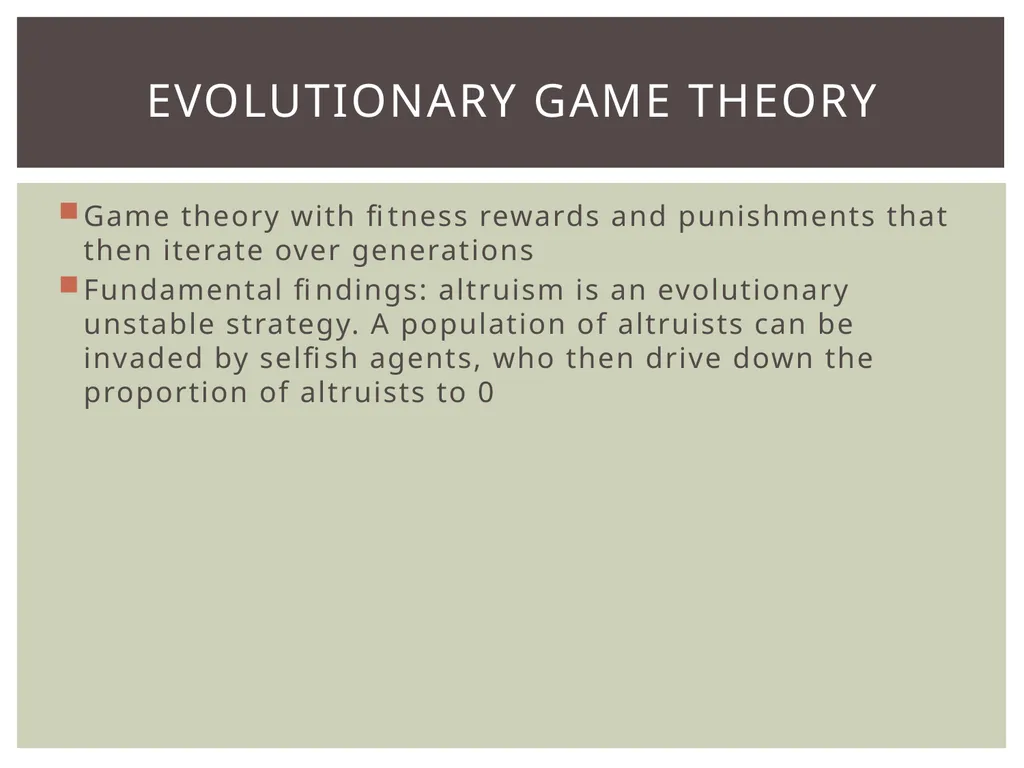 Evolution & ethics a social behavior counts as - slide 3 of 13