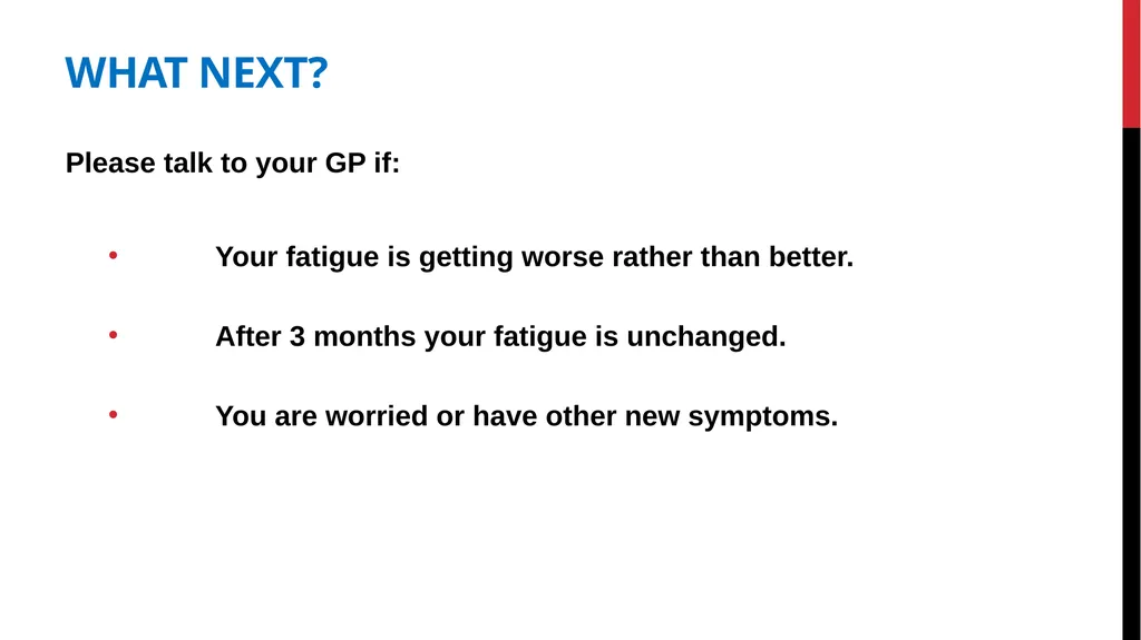 Post COVID Fatigue Management Produced by the - slide 38 of 39