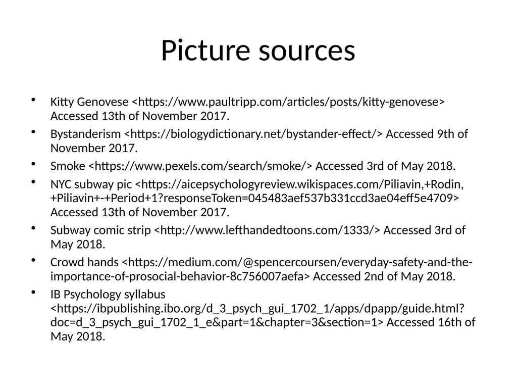 SOCIAL RESPONSIBILITY IB Psychology LAJM TASK - slide 23 of 23