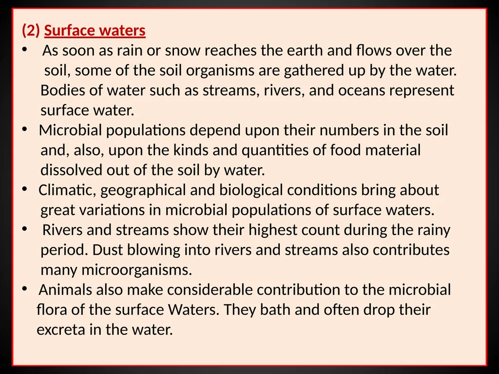 US04CMIC22 Environmental Microbiology UNIT-3: - slide 4 of 62
