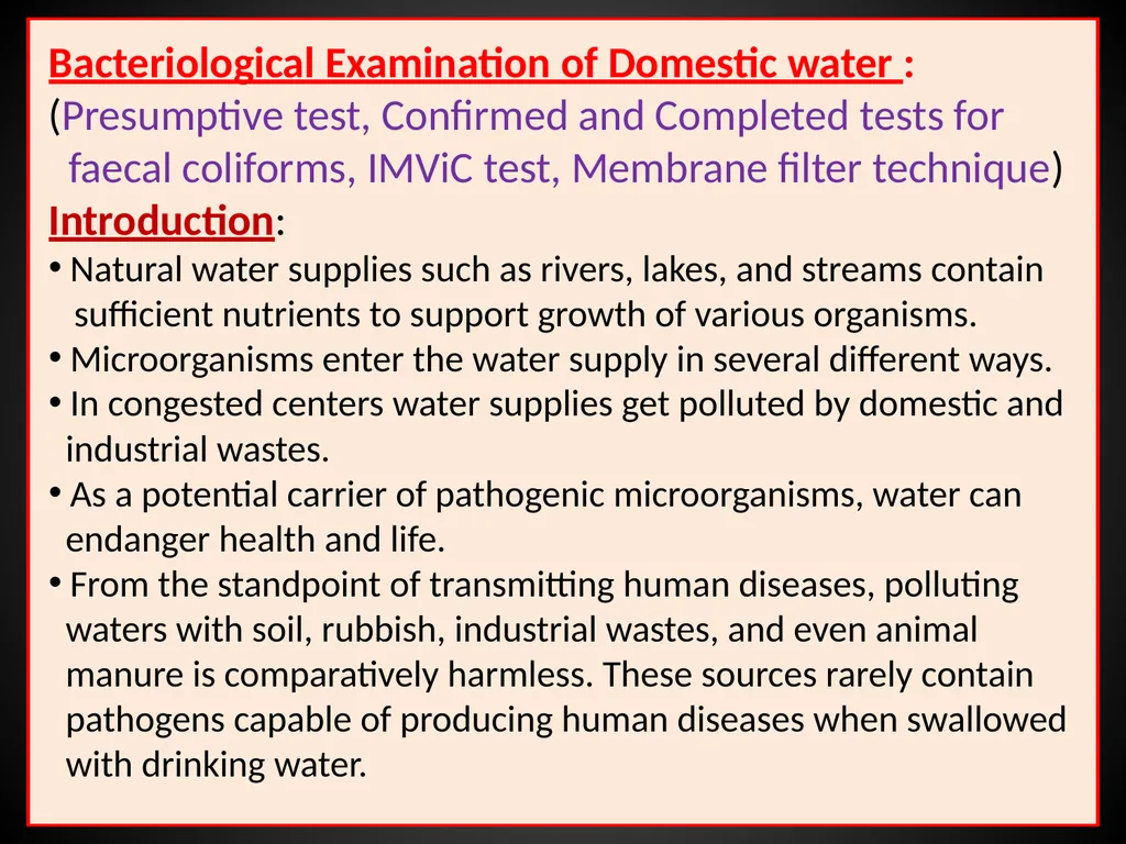 US04CMIC22 Environmental Microbiology UNIT-3: - slide 12 of 62