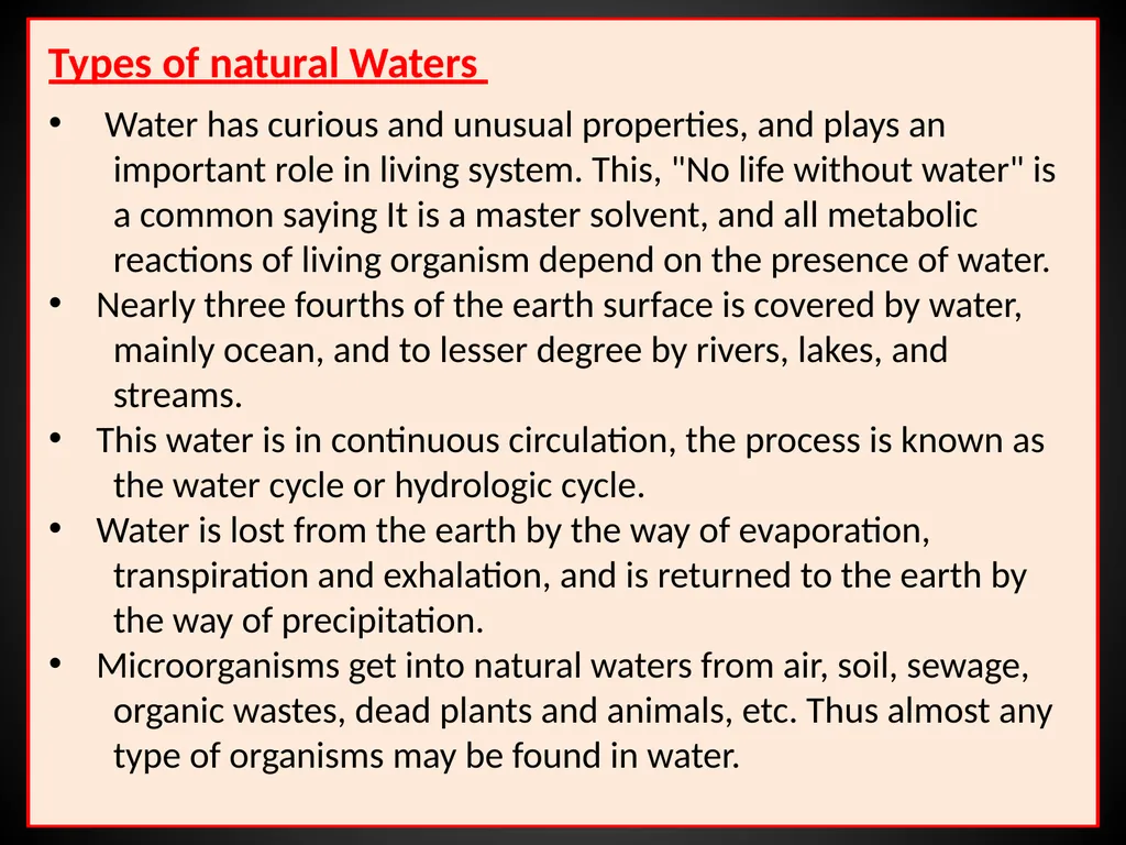 US04CMIC22 Environmental Microbiology UNIT-3: - slide 2 of 62