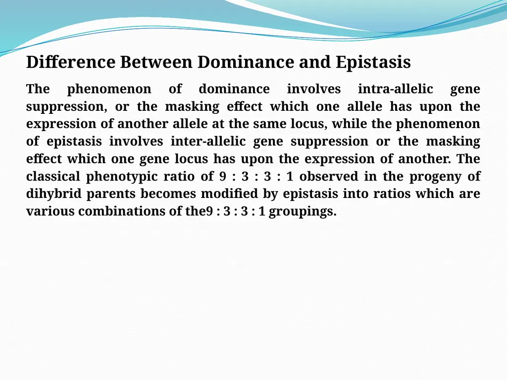 genetic course lecture (4) Lethal alleles and - slide 18 of 18