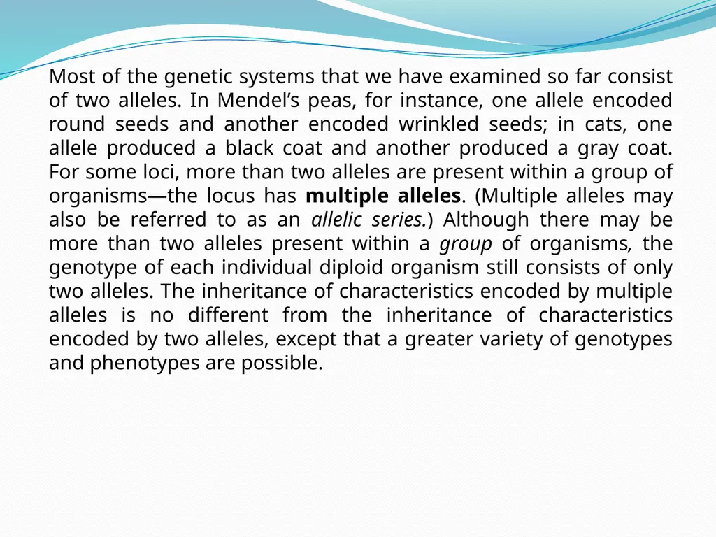 genetic course lecture (4) Lethal alleles and - slide 10 of 18