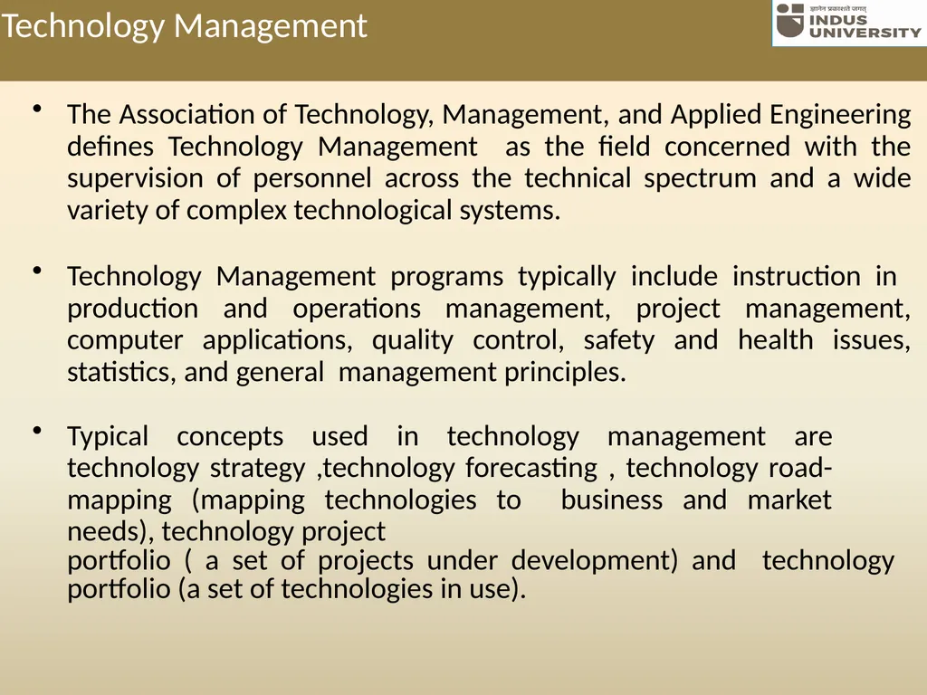 UNIT -3 Management of Technology, Product - slide 3 of 52